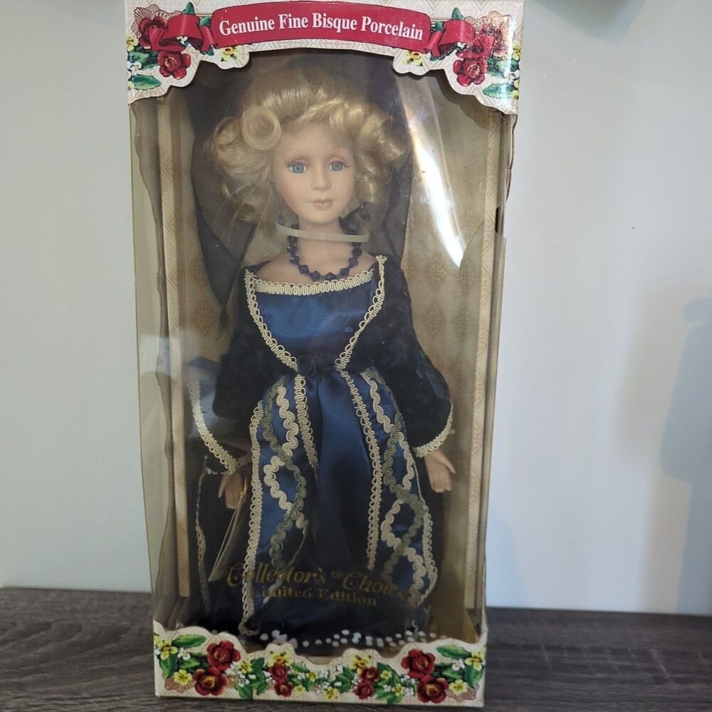 Collector's Choice Genuine Fine Bisque Doll with Certificate of Auth. Dan Dee